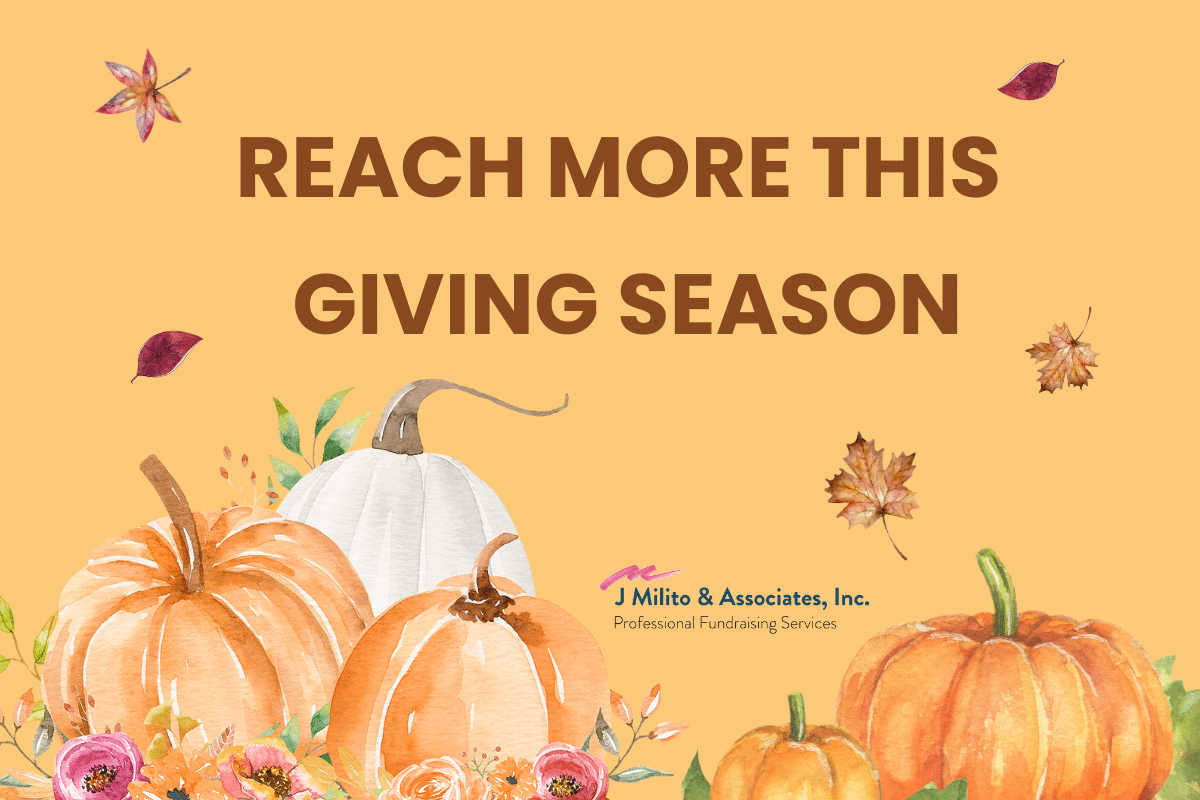 Fall Non Profit Fundraising
