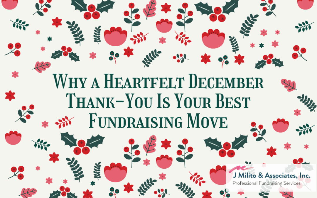 Why a Heartfelt December Thank-You Is Your Best Fundraising Move